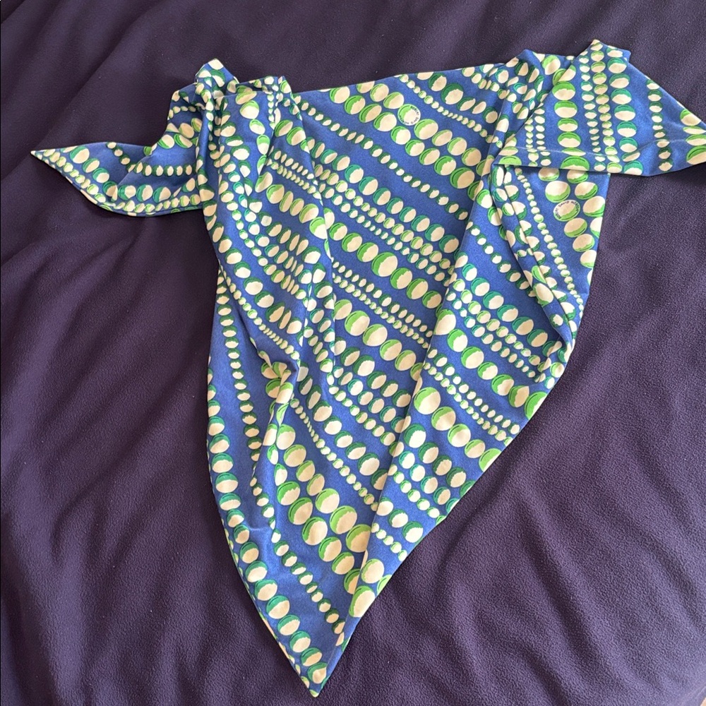 Robert David Morton Pyschodellic Pattern Blue Gre… - image 3